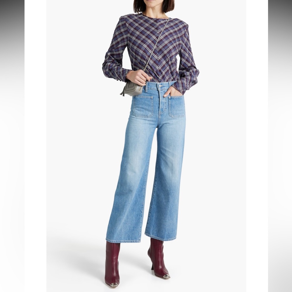 Veronica Beard Grant wide leg jeans size 31